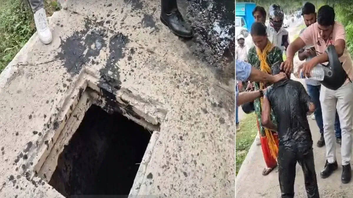 ग्रेटर नोएडा में खुले गटर में गिरा 12 साल का मासूम, VIDEO: मां के साथ लौट रहा था, नाले में गिरते ही मची चीख-पुकार