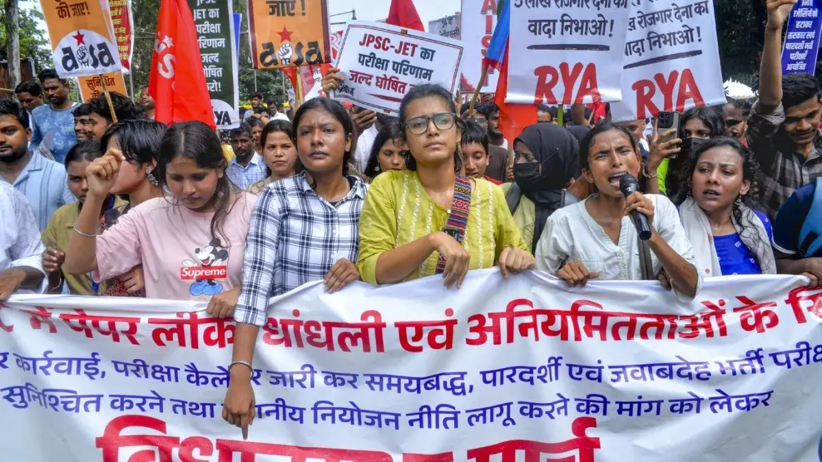 ‘पुलिस से झड़प नहीं, उपद्रवियों का साथ नहीं’, झारखंड विधानसभा मार्च से पहले छात्रों की साथियों से अपील
